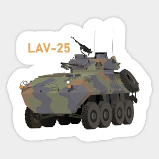 LAV-25 Armored Reconnaissance Vehicle Sticker